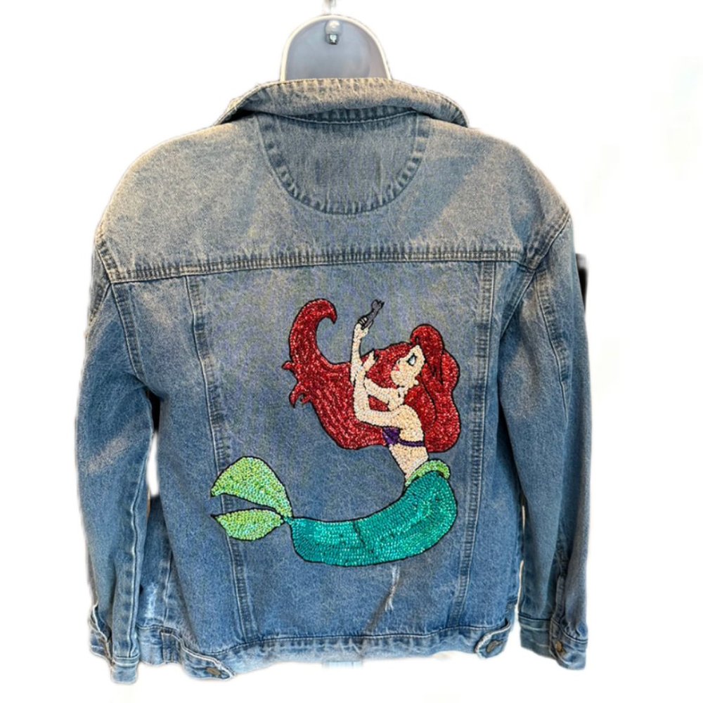 The Little Mermaid Sequin Jacket sz S